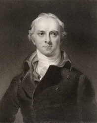 Samuel Lysons (1763-1819), grabado por H. Robinson, de «National Portrait Gallery, volumen III», publicado hacia 1835
