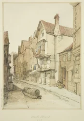 Calle Trasera, mirando al norte