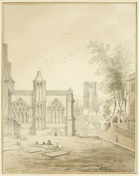 Extremo este de St Mary Redcliffe, mostrando Temple Church