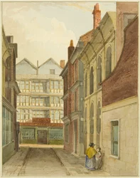 Calle Mary-le-Port vista desde el Mercado de Queso