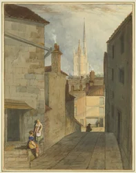 Escalones de Trenchard Lane a Host Street