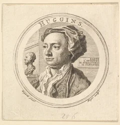 Retrato de William Huggins, traductor de Ariosto