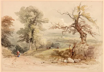 Castillo de Chip Chase desde cerca de Simonburn