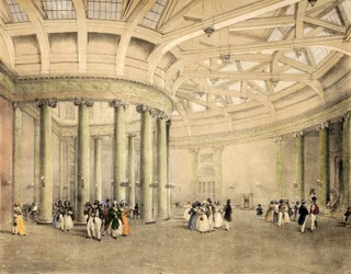 Central Exchange, Sala de Noticias, c.1838