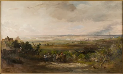 Newcastle desde Gateshead Fell, c.1816