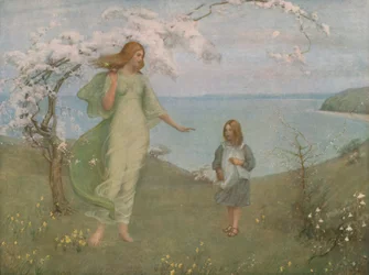 Una visión de primavera, 1901, c. 1930