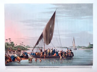 Ferry cerca de Nedssili, 1801