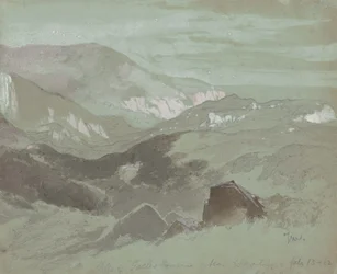 Acantilados de Ecclesbourne cerca de Hastings, 1862