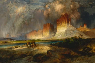 Acantilados del río Colorado Superior, Territorio de Wyoming, 1882