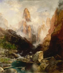 Niebla en el Cañón de Kanab, Utah, 1892