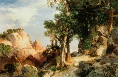 En el sendero de las bayas - Gran Cañón de Arizona, 1903