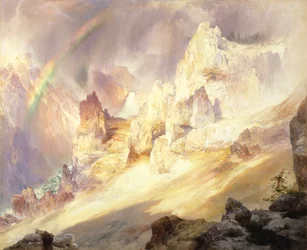 Arcoíris sobre el Gran Cañón de Yellowstone