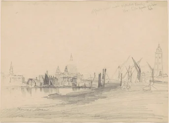 San Pablo desde debajo del Puente de Waterloo, marea baja
