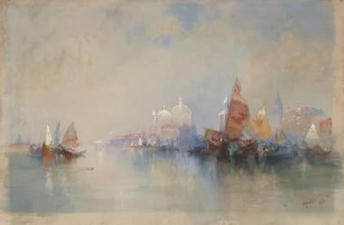 Venecia: la laguna mirando hacia Santa Maria della Salute
