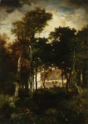 Bosques junto a un río, 1886