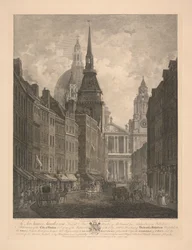Vista parcial de la fachada oeste de St. Pauls