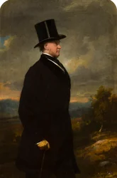 Retrato de John George Weld Forester, segundo Lord Forester (1801-1874), c.1832-66 (óleo sobre lienzo)