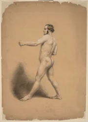 Arquero, estudio de desnudo