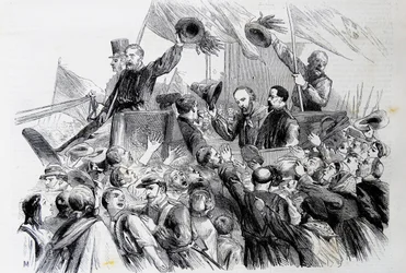 La entrada de Garibaldi en Nápoles, 1860