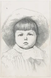 Retrato de un Niño Cyril Nast, después de 1879