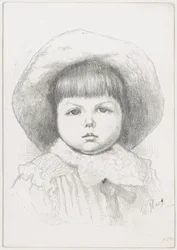 Retrato de un niño Cyril Nast, después de 1879