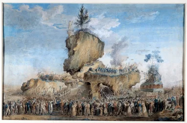 Fiesta del Ser Supremo en el Campo de Marte en 1793