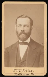 Retrato de Philip Reese Uhler 1835-1913