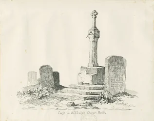 Cruz en el Cementerio de la Iglesia de Biddulph