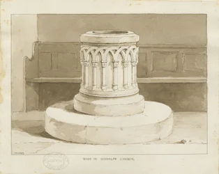 Fuente en la Iglesia Nueva de Biddulph