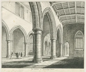 Interior de la Iglesia de Penkridge