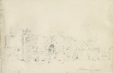 Stafford - Priorato de San Tomás: dibujo a lápiz, nd [1839]