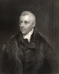 Dudley Ryder, primer conde de Harrowby, grabado por Henry Robinson (1796-1871), de 