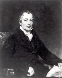 Retrato de David Ricardo (1772-1823) grabado por Thomas Hodgetts