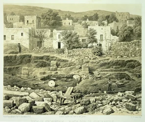 Vista de la excavación, de 