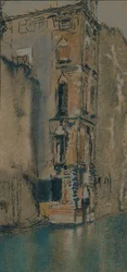 El viejo salón de mármol, Venecia, c. 1904