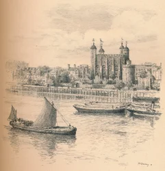 La Torre de Londres desde el Puente de la Torre, 1902