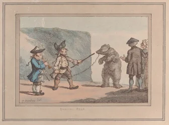Un oso bailarín, 1800-1827