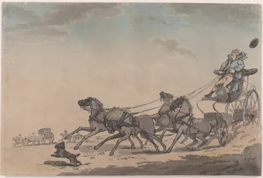 Un Cuatro en Mano, o El Carruaje Desbocado, 1791-93