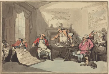 Una reunión de la milicia