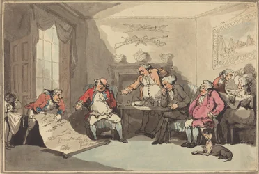 Reunión de milicia, probablemente 1799