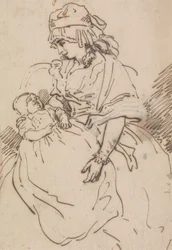 Una madre y su hijo