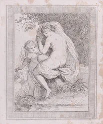 Una ninfa secándose, 1790-99