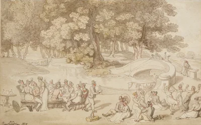 Un día social, 1820