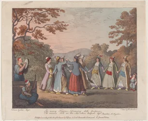 Tantas figuras, bailar propone, como olas ruedan en el mar, cuando la tormenta azota, 31 de julio de 1804