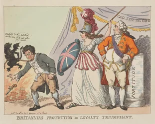 «La protección de Britania» o «El triunfo de la lealtad»