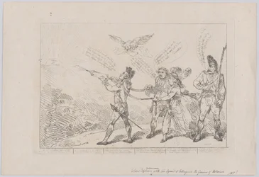 [Col. Topham Intentando, Con Su Jeringa, Extinguir el Genio de Holma..., 10 de diciembre de 1784