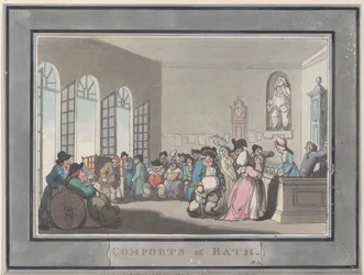 Comodidades de Bath, Placa 3, 6 de enero de 1798