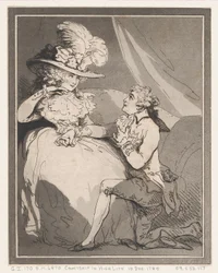Cortejo en la alta sociedad, 15 de diciembre de 1785