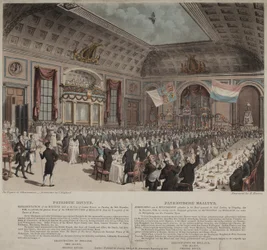 Cena en Celebración de la Emancipación de Holanda de Francia, Taberna City of London, Bishopsgate