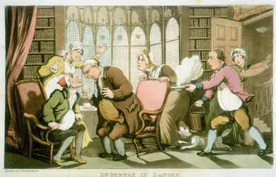 El Dr. Syntax en peligro, 1820